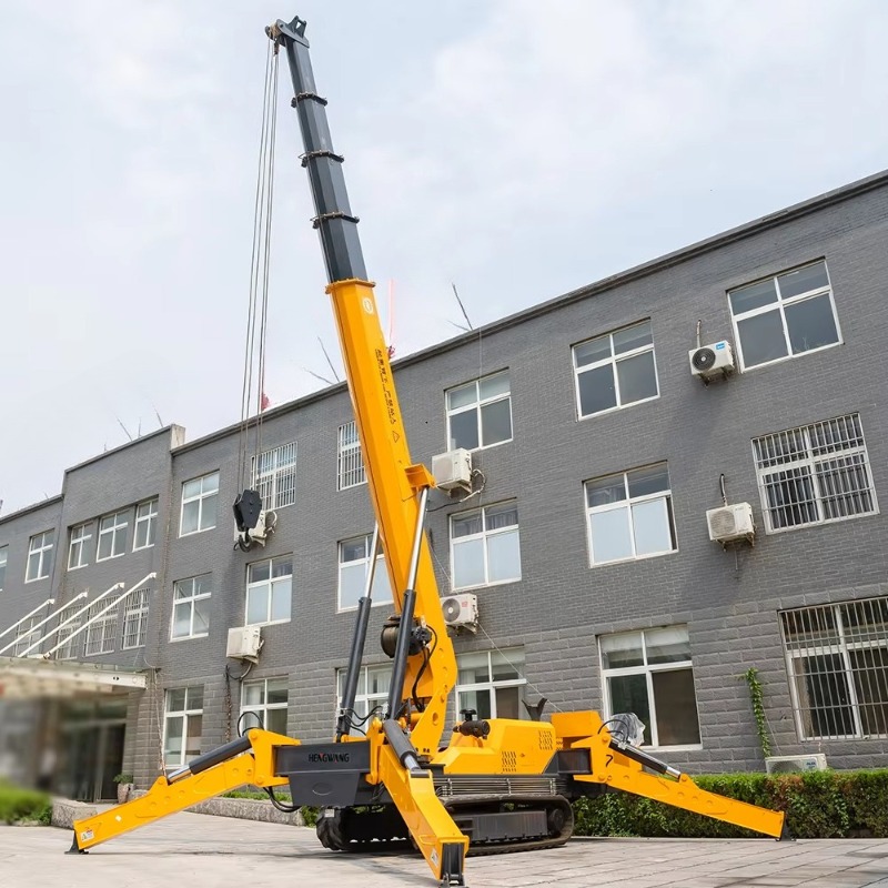 Mini Spider Crane Mesin Hidrol - Heavy Equipment Lift ulasan dan harga