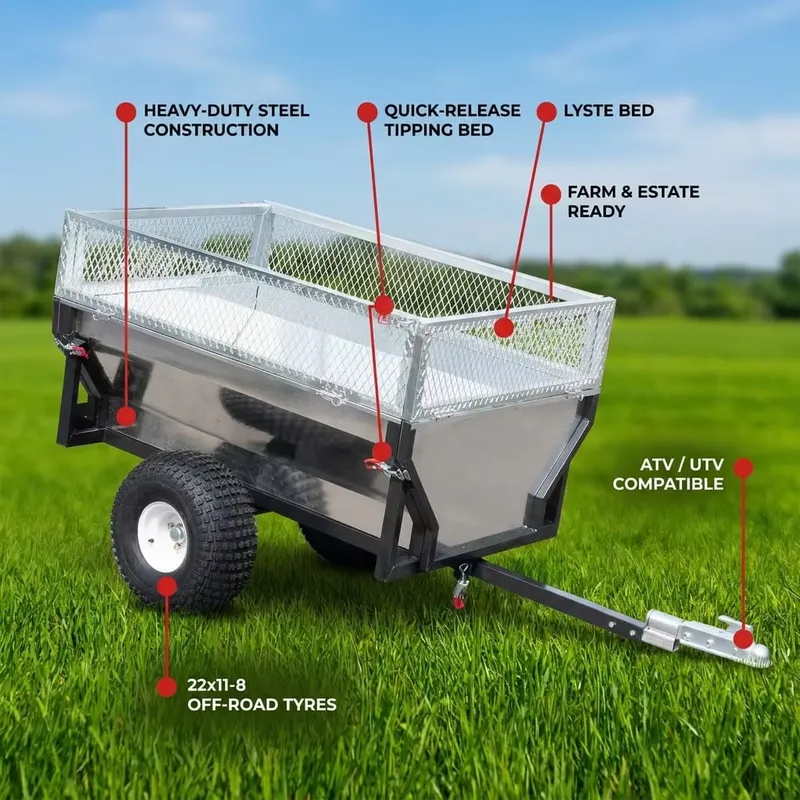 Trailer Utilitas Baja Galvanis - Heavy Equipment Hauling ulasan dan harga