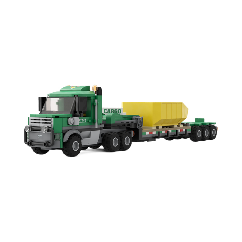 Set Blok Bangunan Truk Kargo B - Heavy Equipment Engineering ulasan dan harga