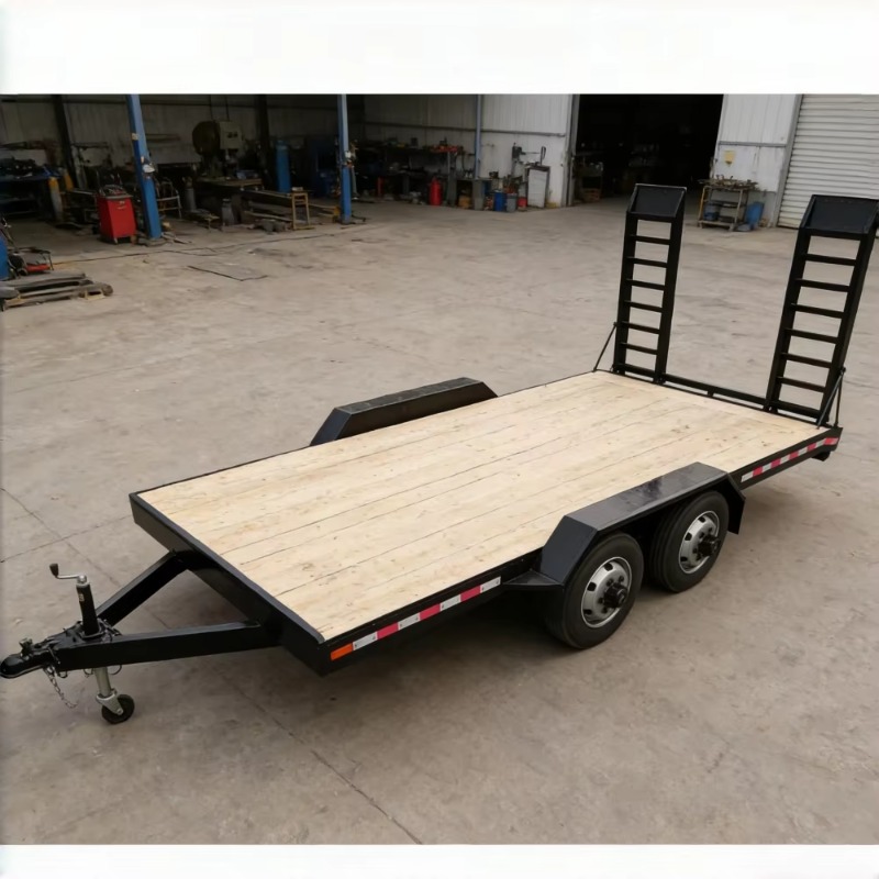 Trailer Peralatan Kayu Beraspa - Heavy Equipment Hauling ulasan dan harga