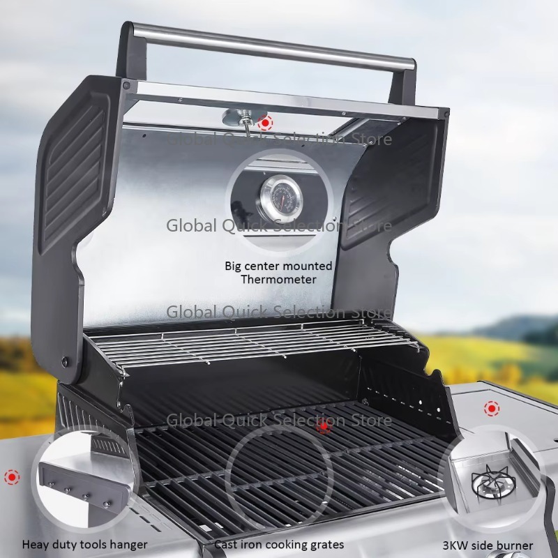 Pemanggang BBQ Gas Tanpa Asap  - Heavy Equipment Business ulasan dan harga