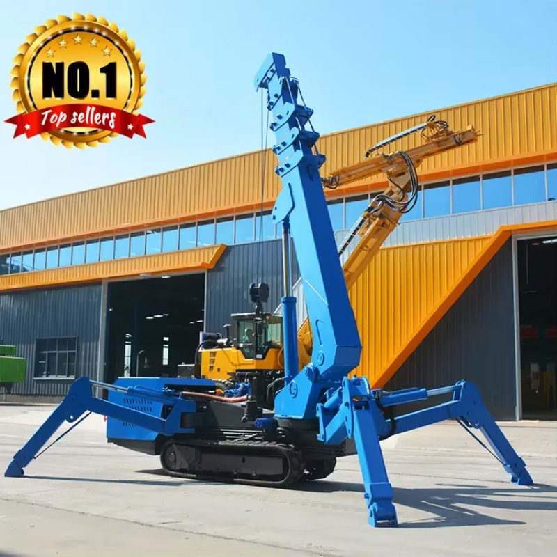 Crane Hidrolik 8T Tipe Spider, - Heavy Equipment Lift ulasan dan harga